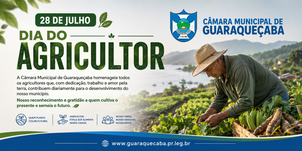 🌱 28 de Julho | Dia do Agricultor